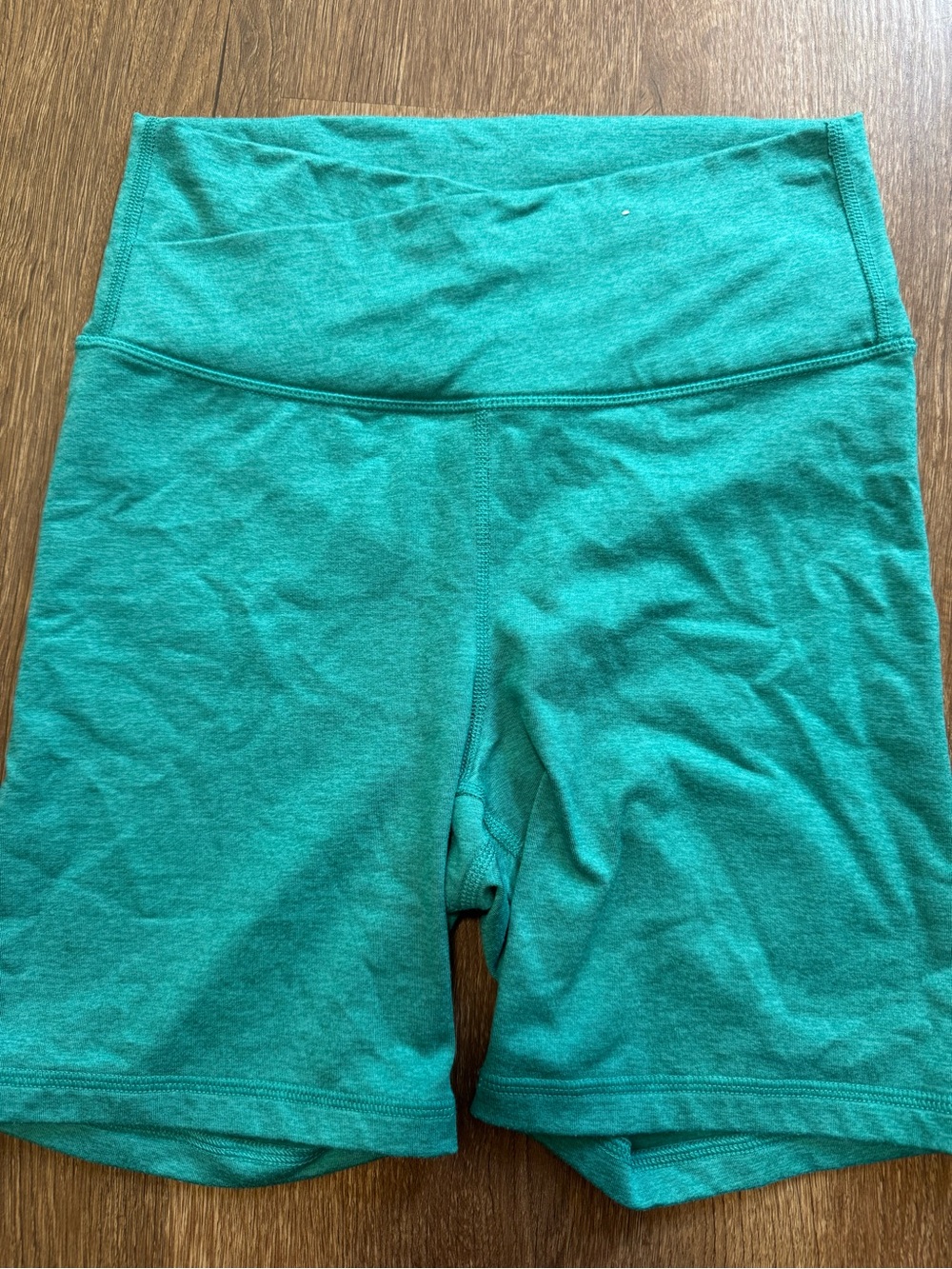 Old Navy Crossover Athletic Biker Shorts High Rise Teal Size Small